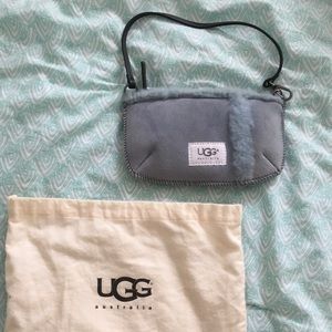 UGG baby blue wristlet